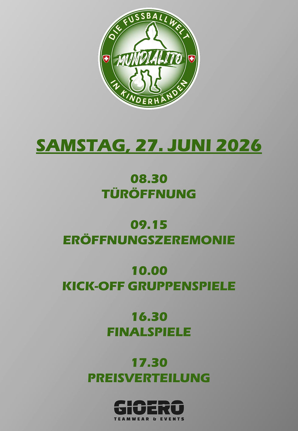 Turnierprogramm
