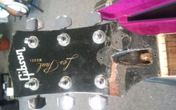 Quick Headstock repair les paul