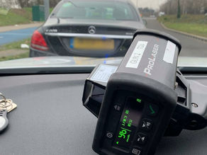 London private hire marked vehicle caught speeding at 96mph in a 50mph zone