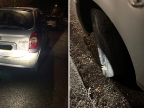 Fast-Food delivery driver driving on illegal tyres had a provisional licence which expired in 1983