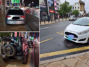 FPNs issued to numerous "inconsiderate" drivers for parking on pavements & taxi rank in Liverpool