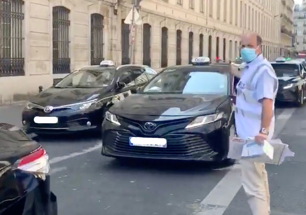 French taxi union steps up efforts to protect against COVID-19 by ...