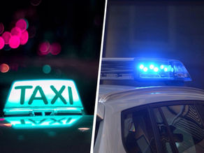 Passenger attacked Kent taxi driver while he was driving causing him to swerve onto the pavement