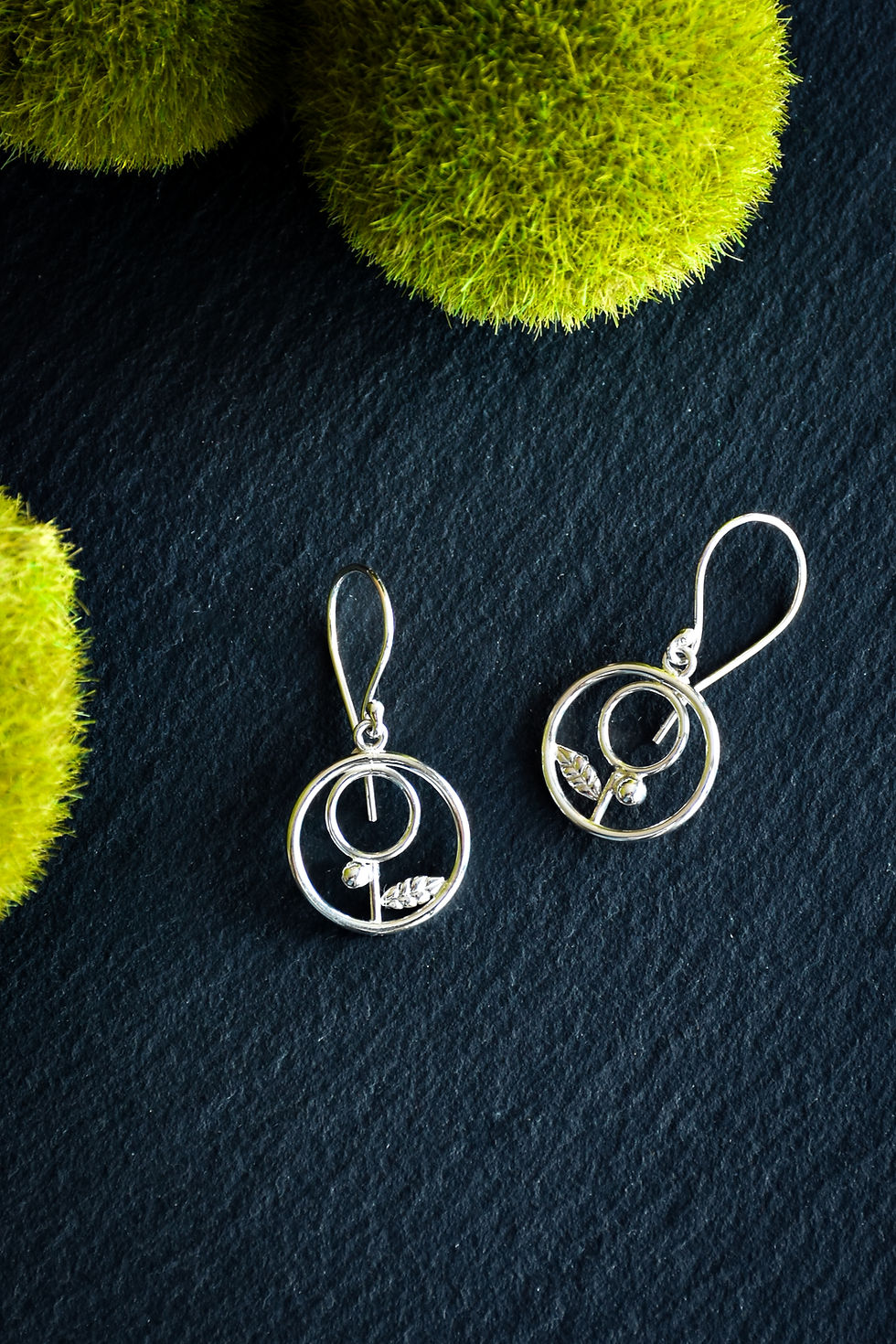 Thumbnail: Circle Bloom Earrings // One of a Kind