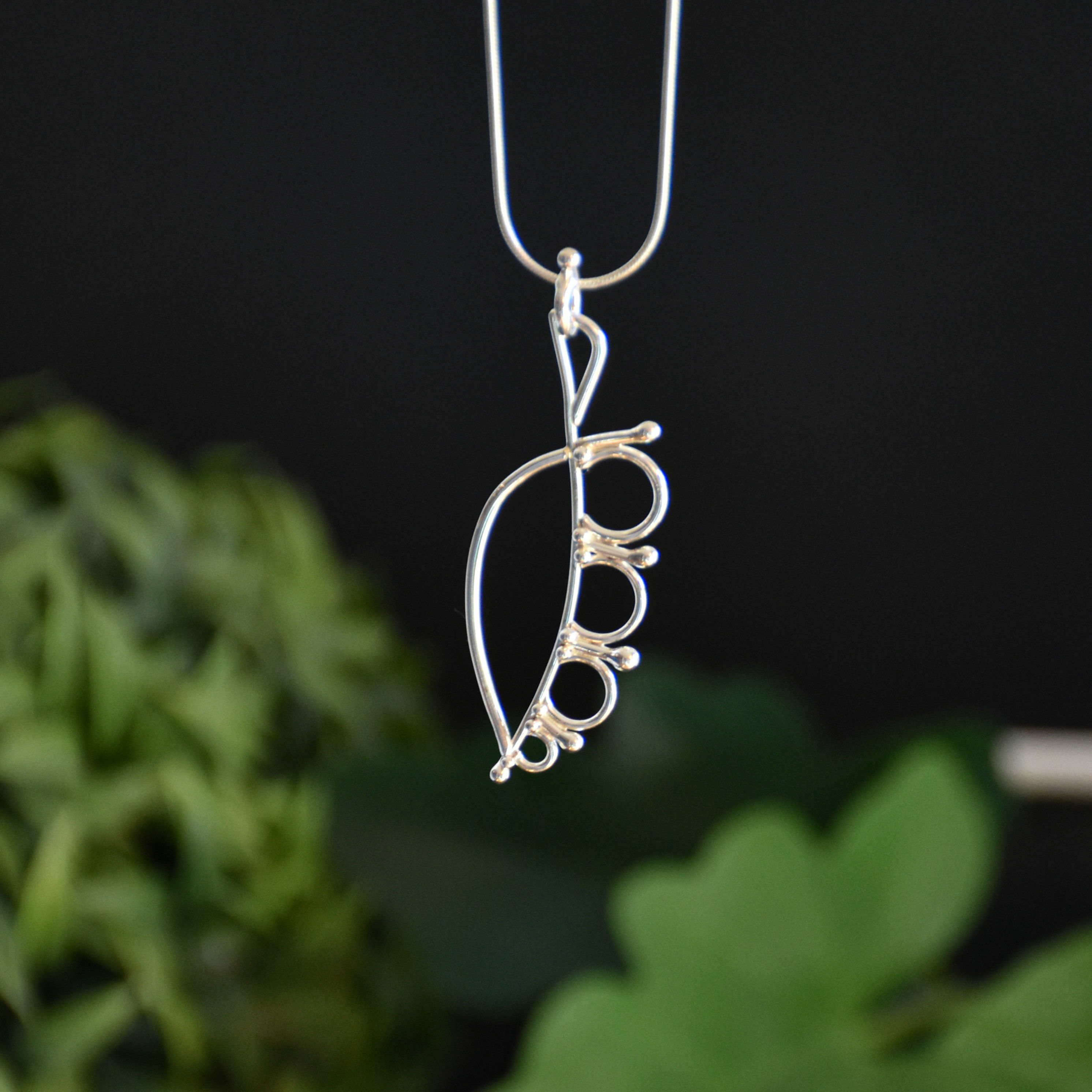 Fancy Leaf Pendant // One of a Kind