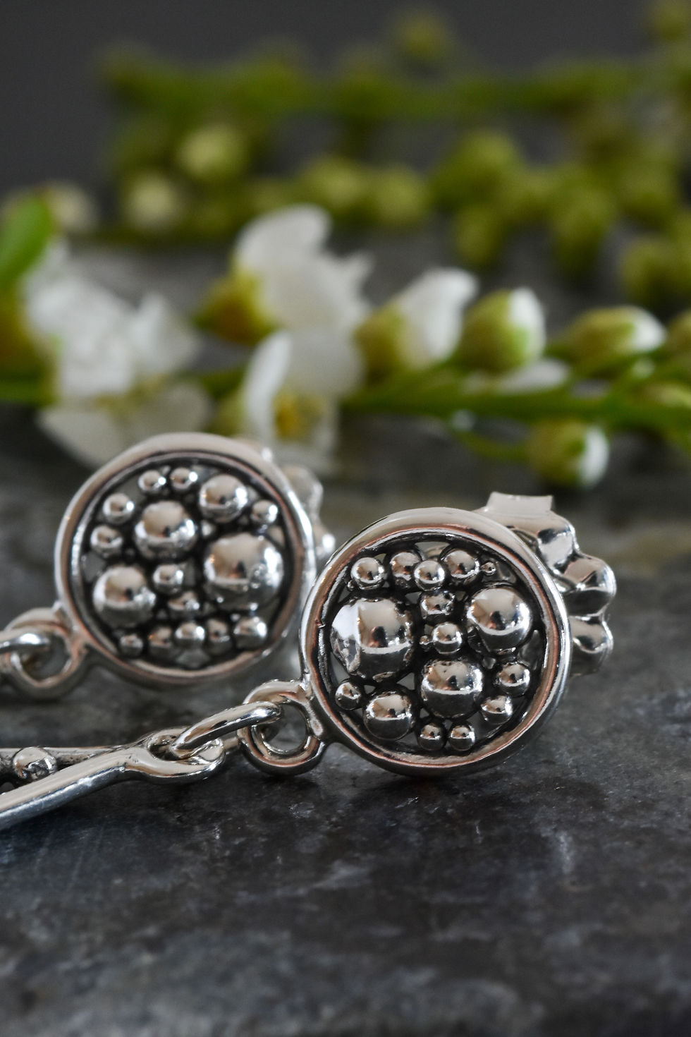 Thumbnail: Drop Pod Stud Earrings