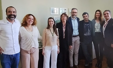 Participantes do encontro na sede do Iepha