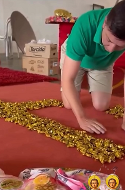 Teko prepara guloseimas na Festa de Cosme e Damião