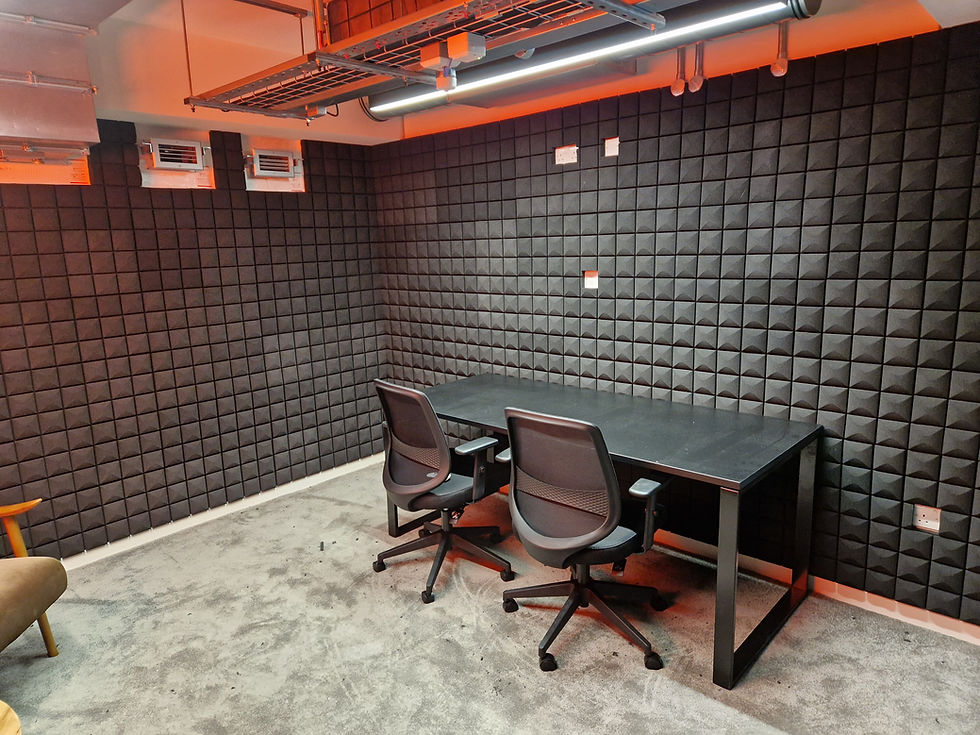 Sound Absorption panels for podcast space