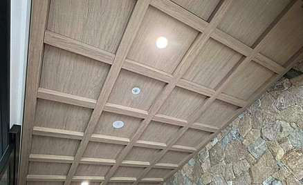 Peforated timber acoustic panel London
