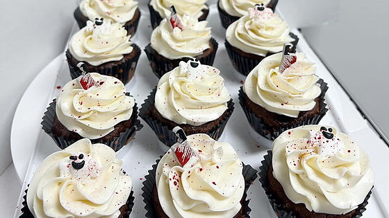 Ghost & Knives Cupcakes