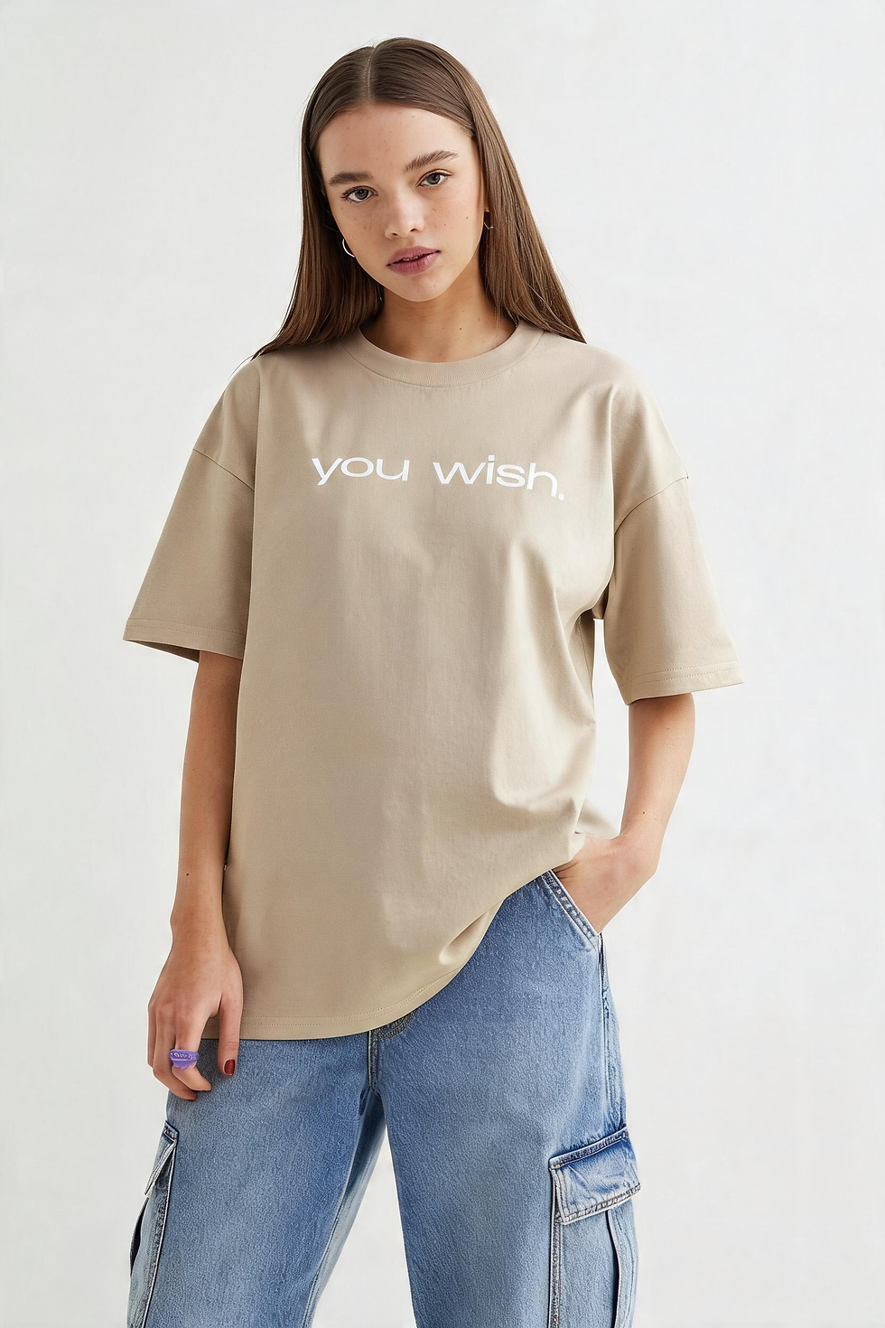 Thumbnail: You Wish T-Shirt, Minimal Text Tee