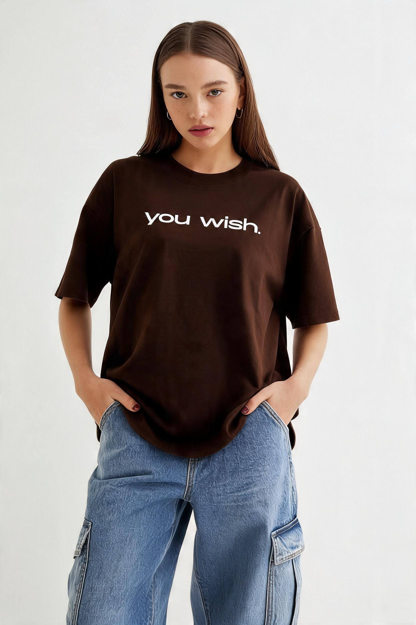 You Wish T-Shirt, Minimal Text Tee