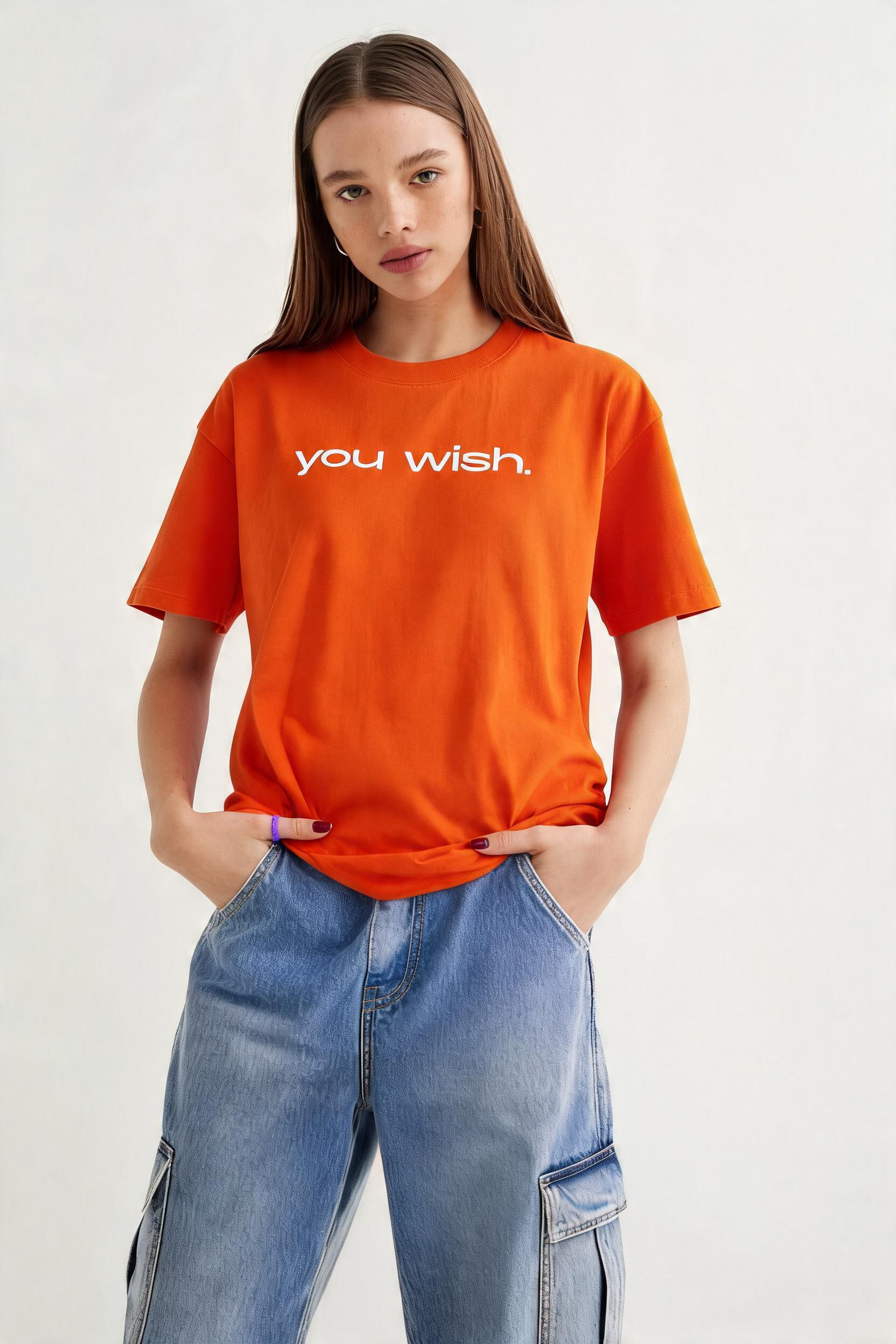 You Wish T-Shirt, Minimal Text Tee
