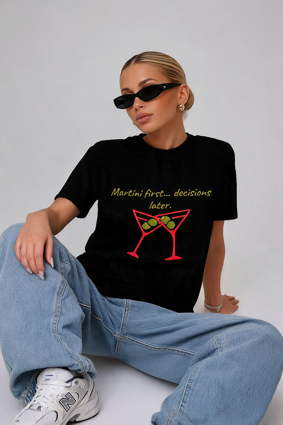 Thumbnail: Martini First Decisions Later T-Shirt