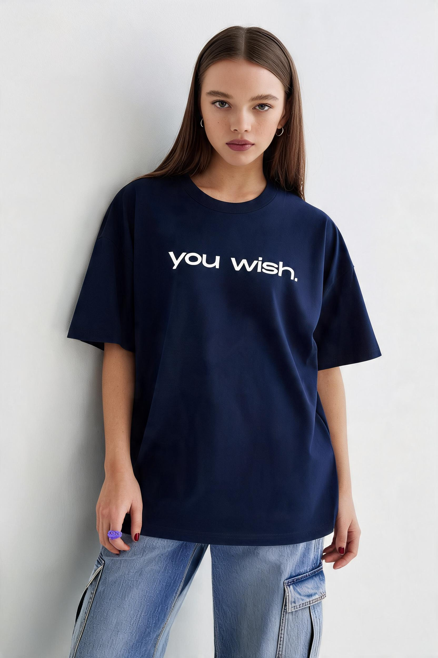 You Wish T-Shirt, Minimal Text Tee