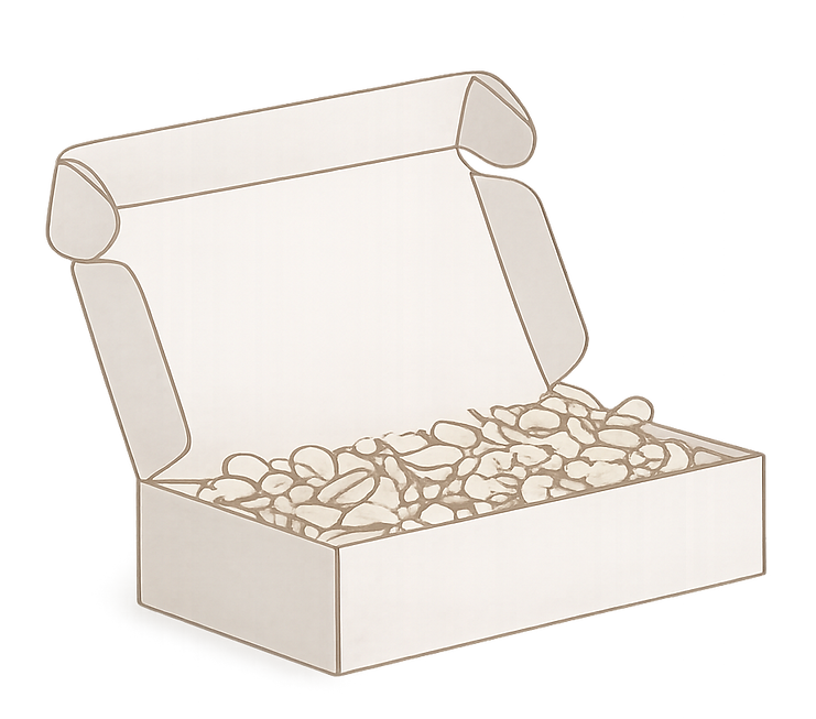 Pet subscription box icon.