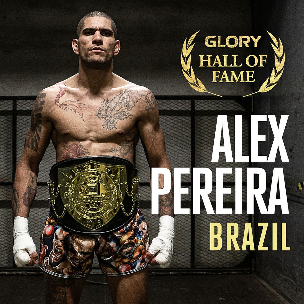 Alex Pereira Inducted Into GLORY Hall of Fame