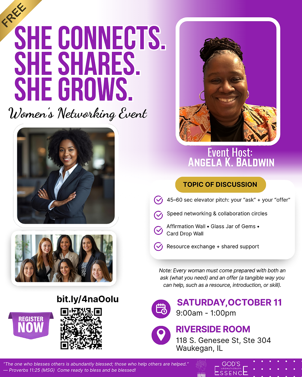 She Connects. She Shares. She Grows. Women's Networking Event
