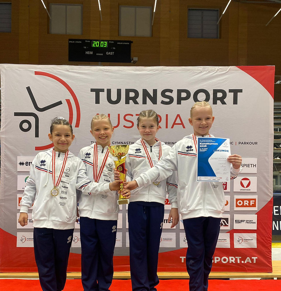 Gold, Silber und 2x Bronze für die SG Götzis bei der ÖM