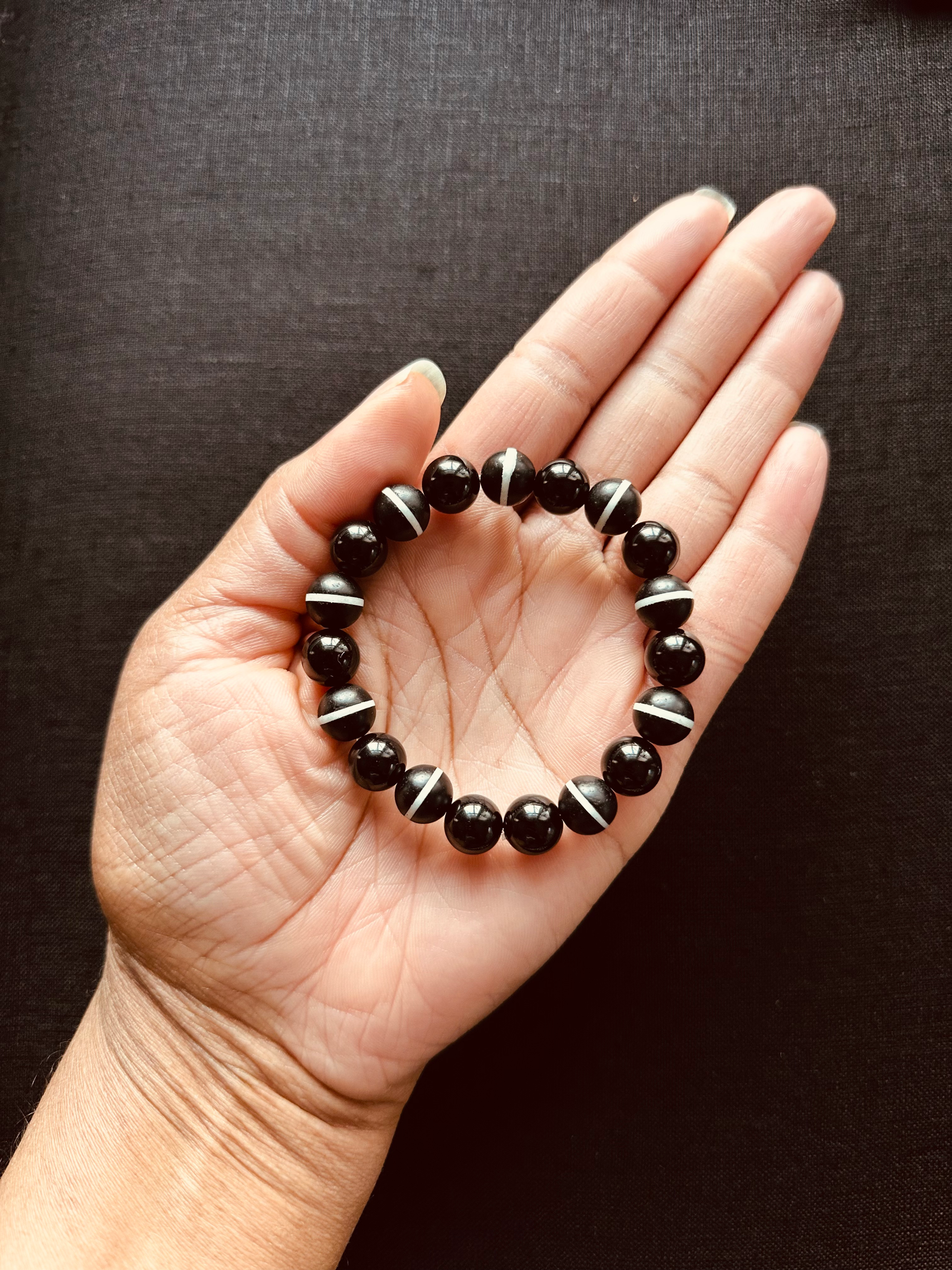 Dzi & Onyx Bracelet