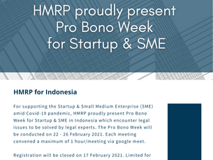 HMRP Pro Bono Week Feb 2021