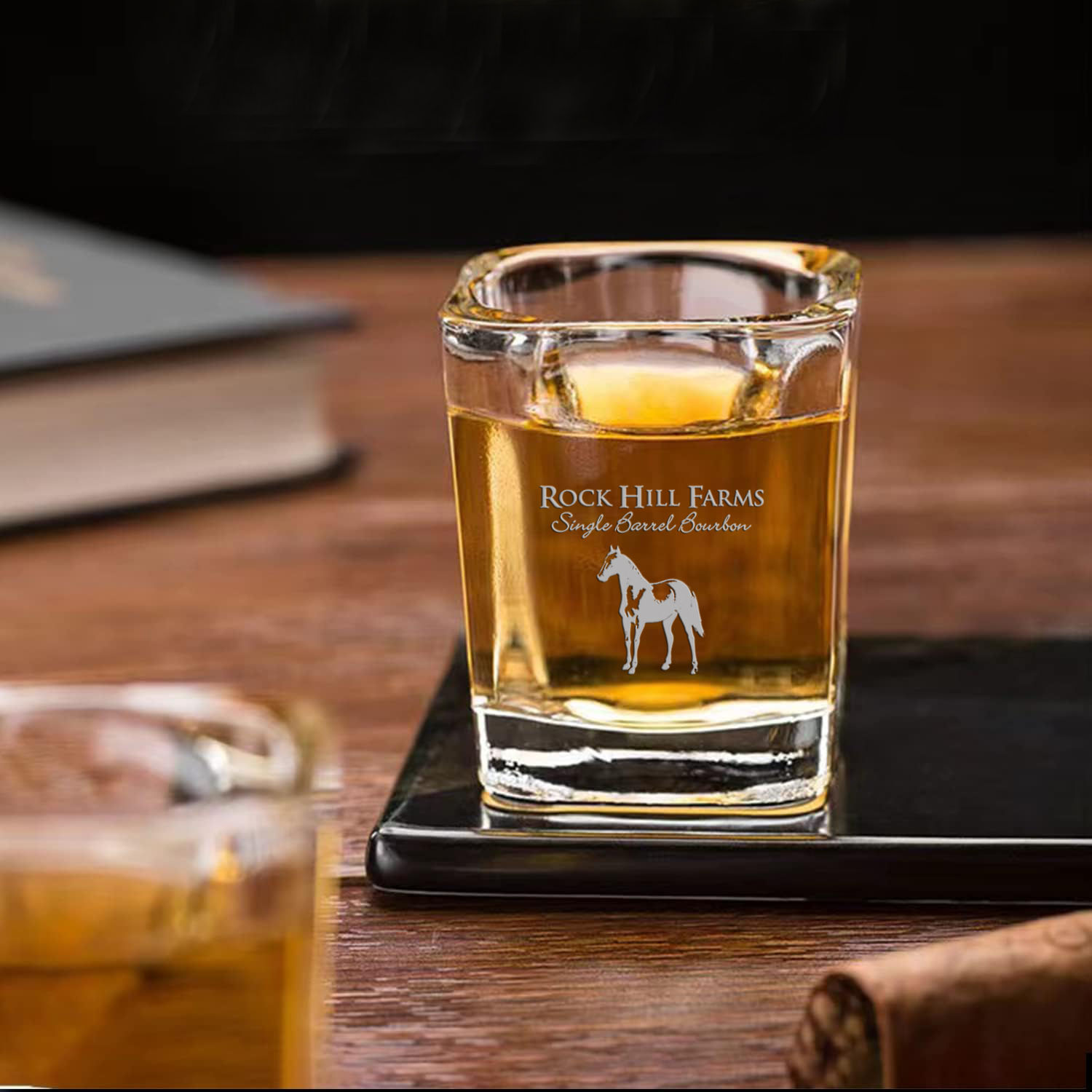 ROCK HILL FARMS Whiskey Shot Glass