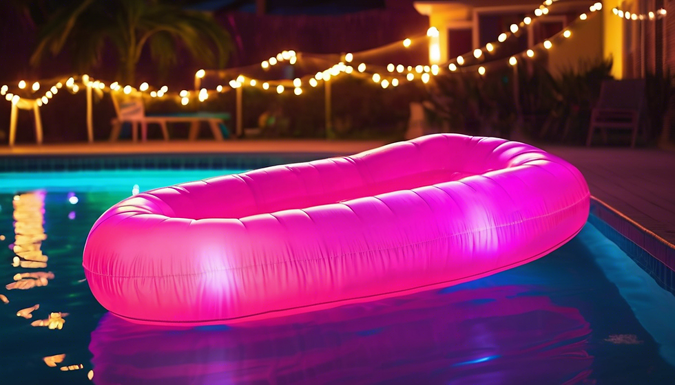 Neon Pool Party Extravaganza