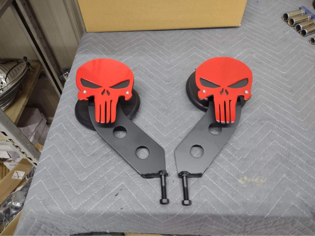 Skull Jeep Mirror Set