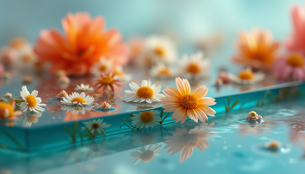 Spring Bloom Resin Trays