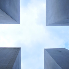 Four Gray Buildings