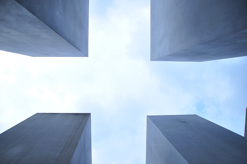 Four Gray Buildings