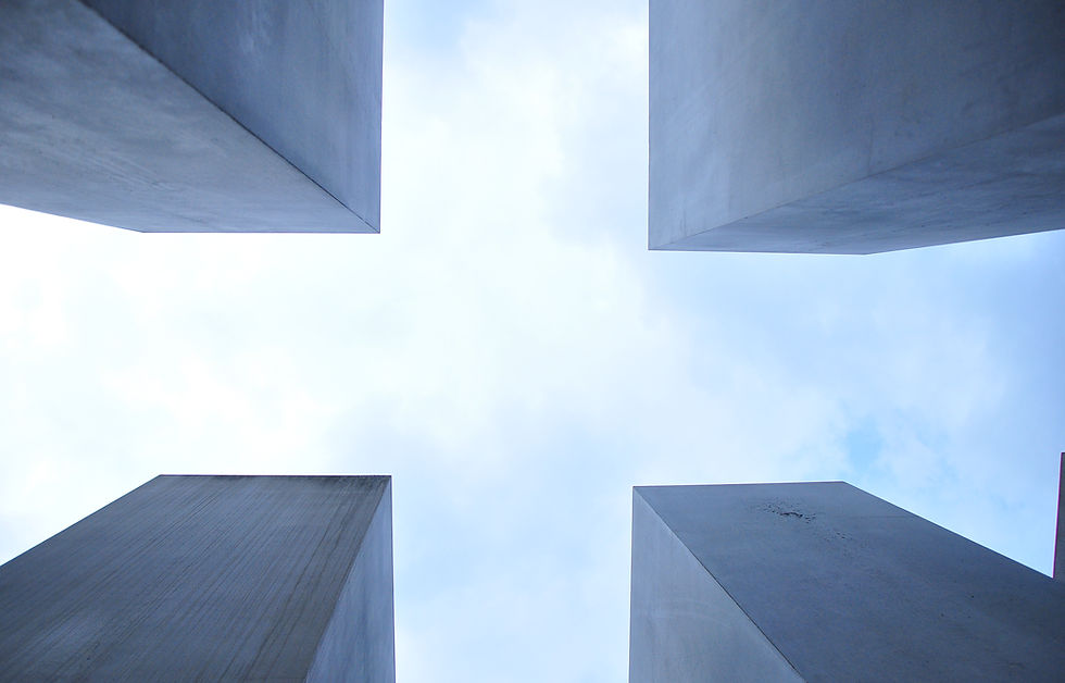 Four Gray Buildings