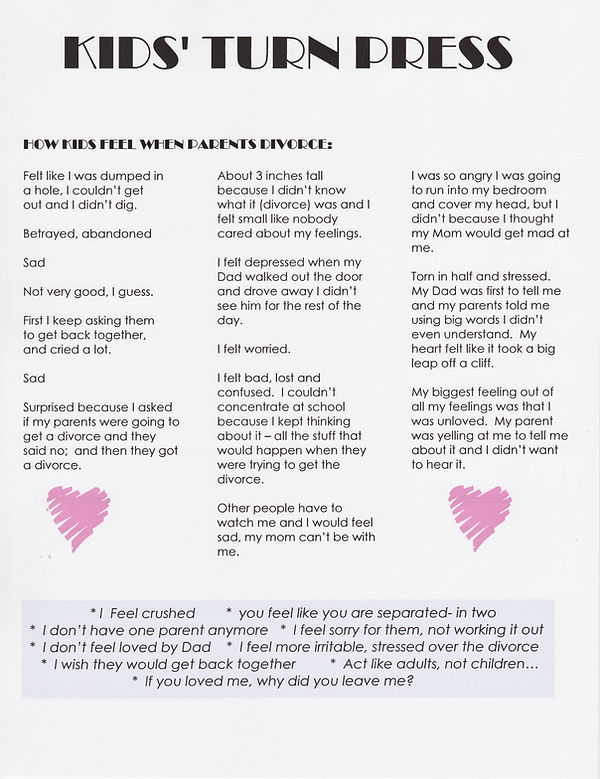 letter from children of separated parents