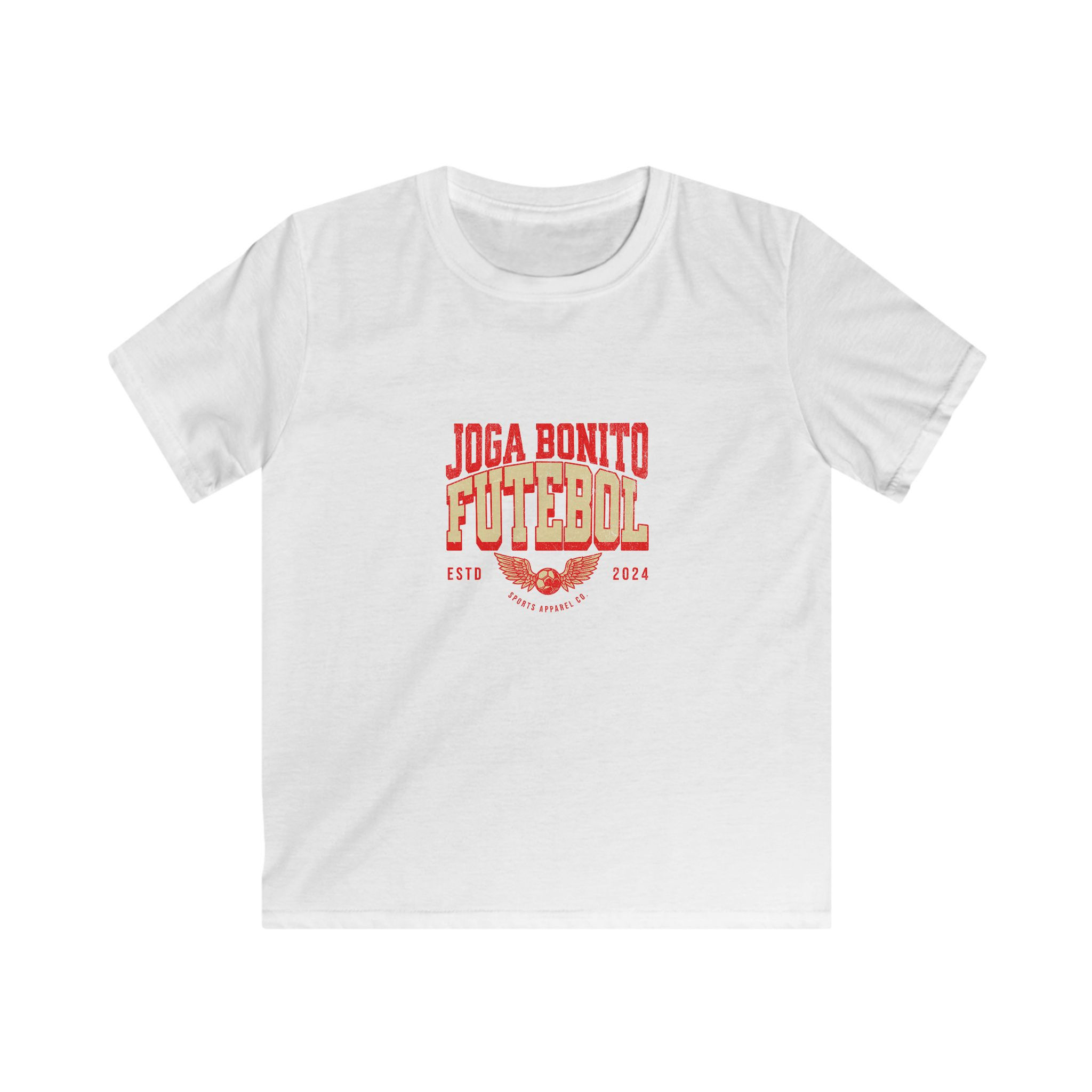 Kids Graphic Tee, Joga Bonito Futebol Shirt