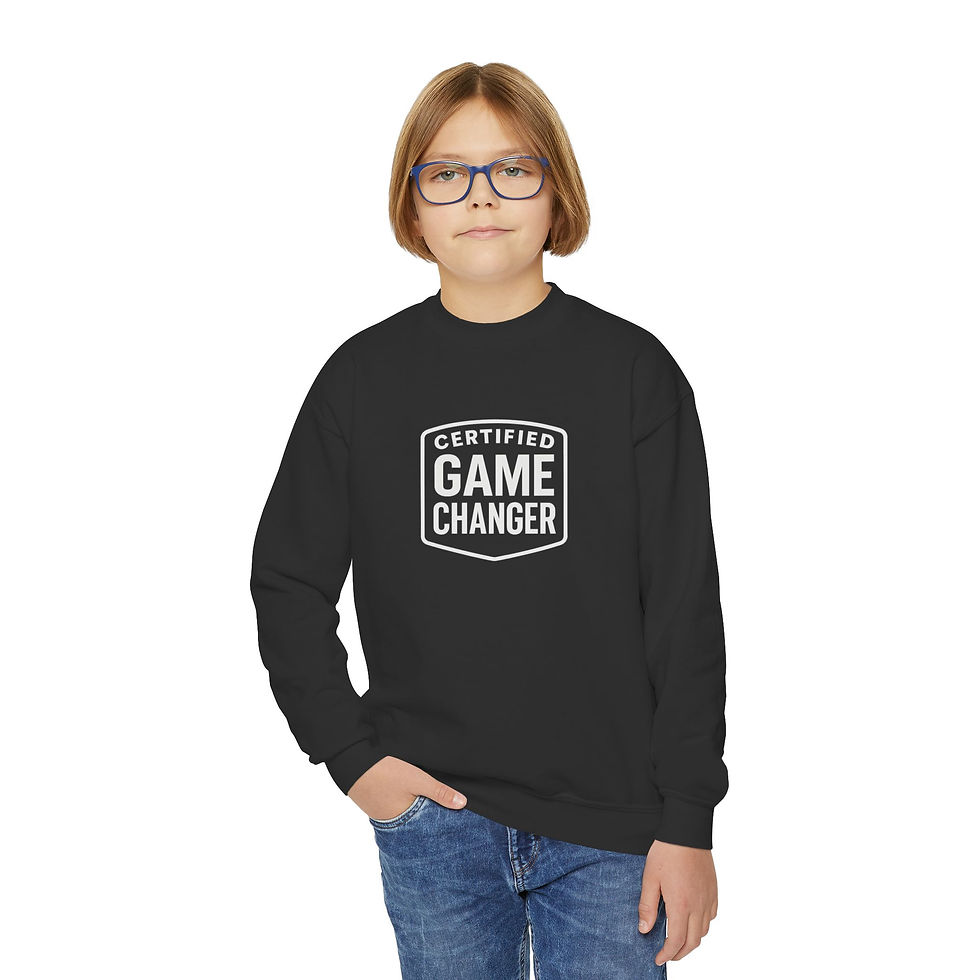 Miniatura: Certified Game Changer Youth Crewneck Sweatshirt