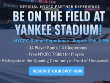 Step Onto the Field: NYCFC Banner Experience with Joga Bonito Academy