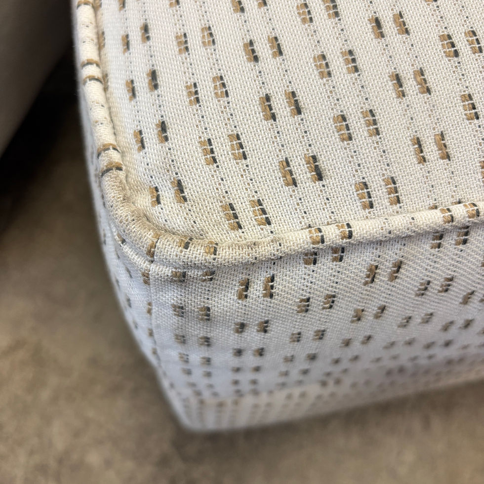 Thumbnail: Pattern Fabric Ottoman
