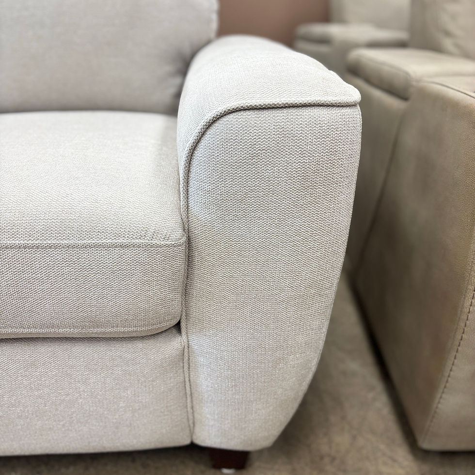 Thumbnail: Cream Fabric Sofa