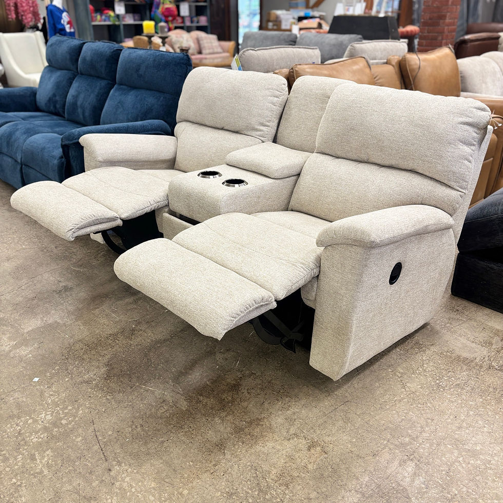 Thumbnail: Beige Manual Sofa