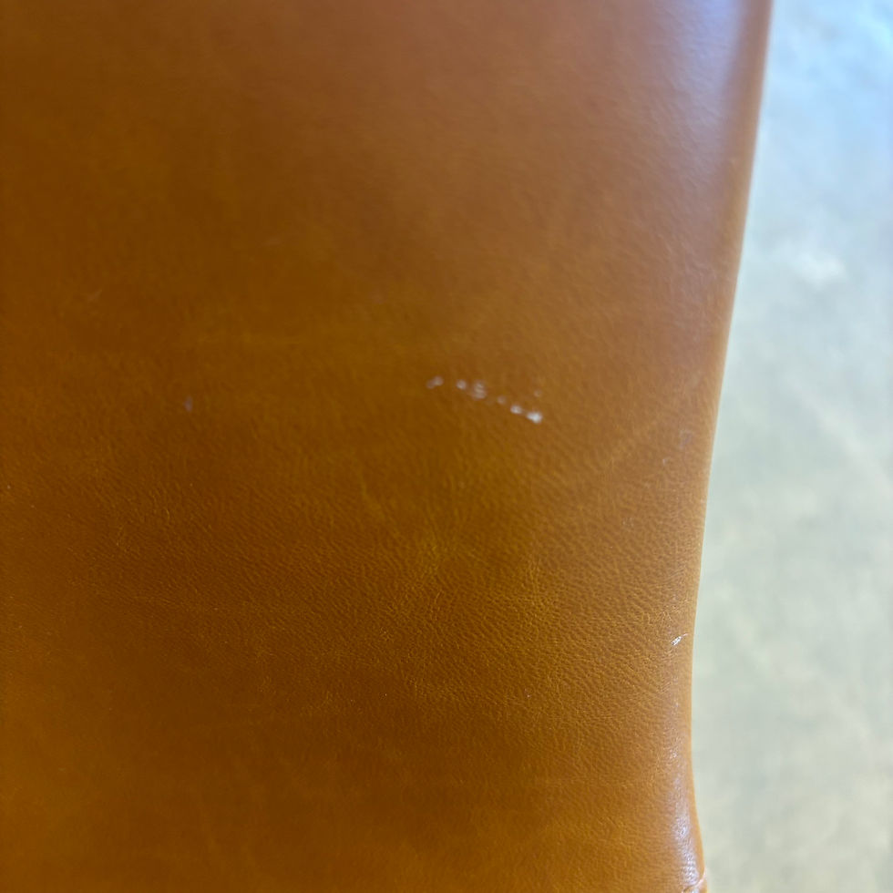 Thumbnail: Brown Leather Bar Stool