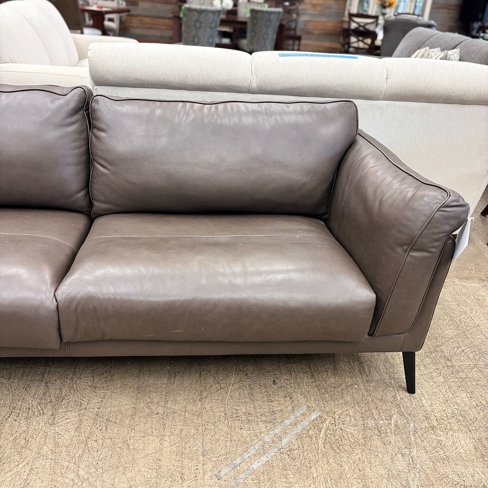 Thumbnail: Brown Leather Couch