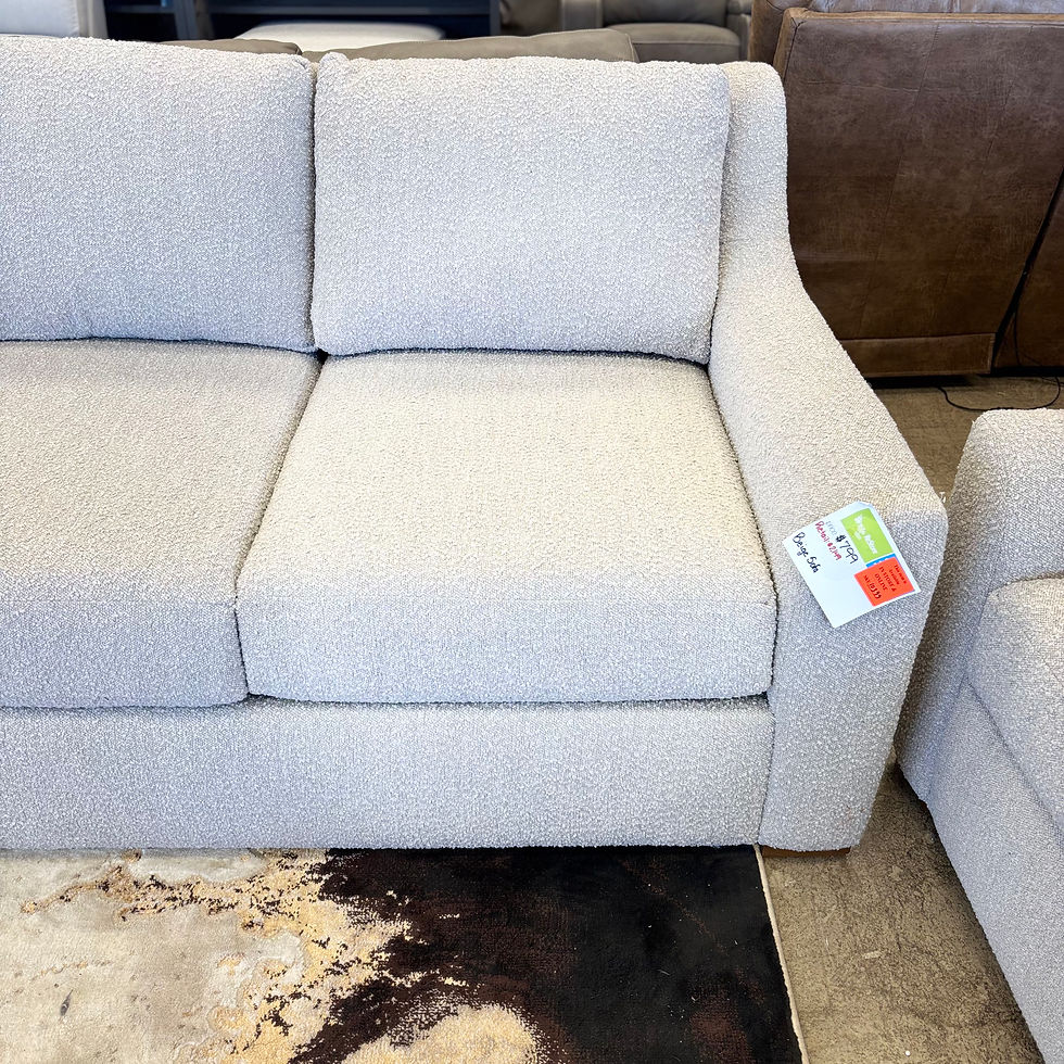 Thumbnail: Off White Fabric Sofa