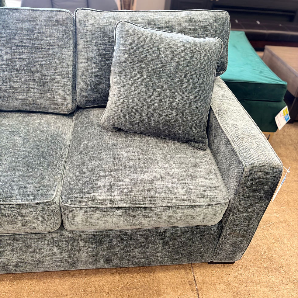 Thumbnail: Blue Fabric Sofa
