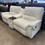 Thumbnail: White Leather Manual Couch (3pc)