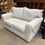 Thumbnail: Cream Fabric Loveseat