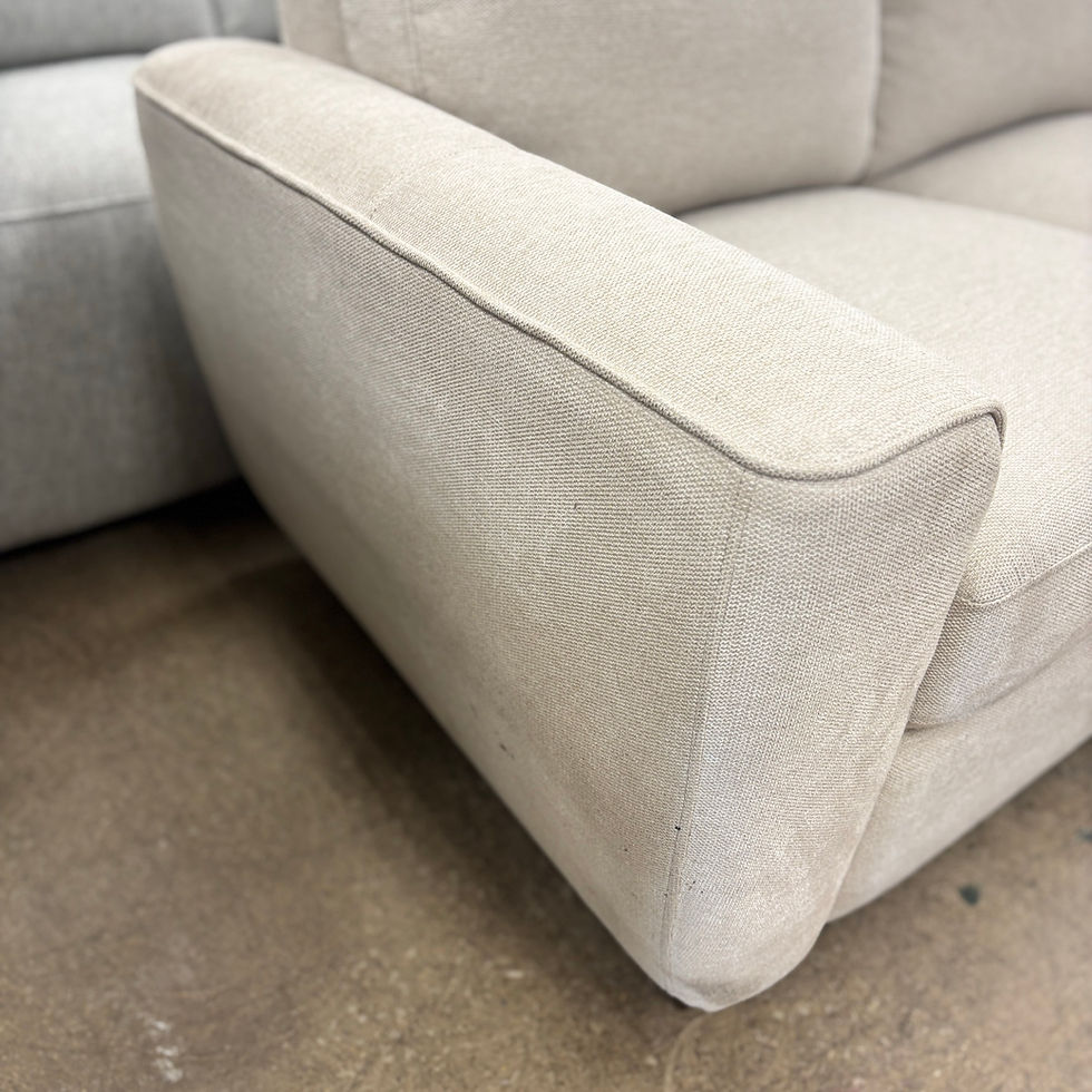 Thumbnail: Cream Fabric Sofa