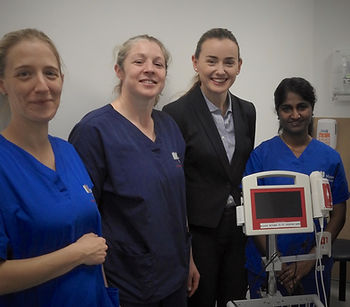 The team in the Mater Private Hospital take delivery of their new bladder scanner