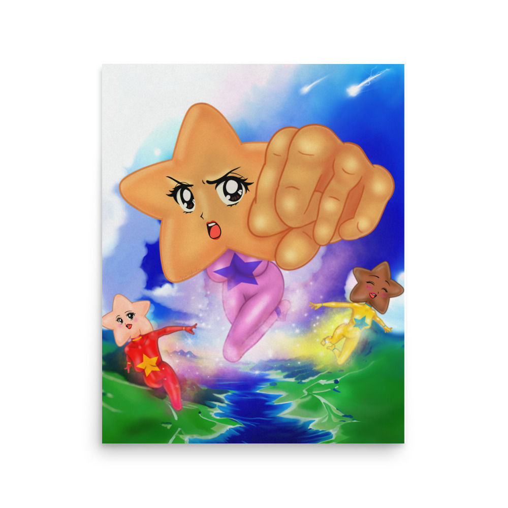 SUPERSTAR GIRLS Art Print