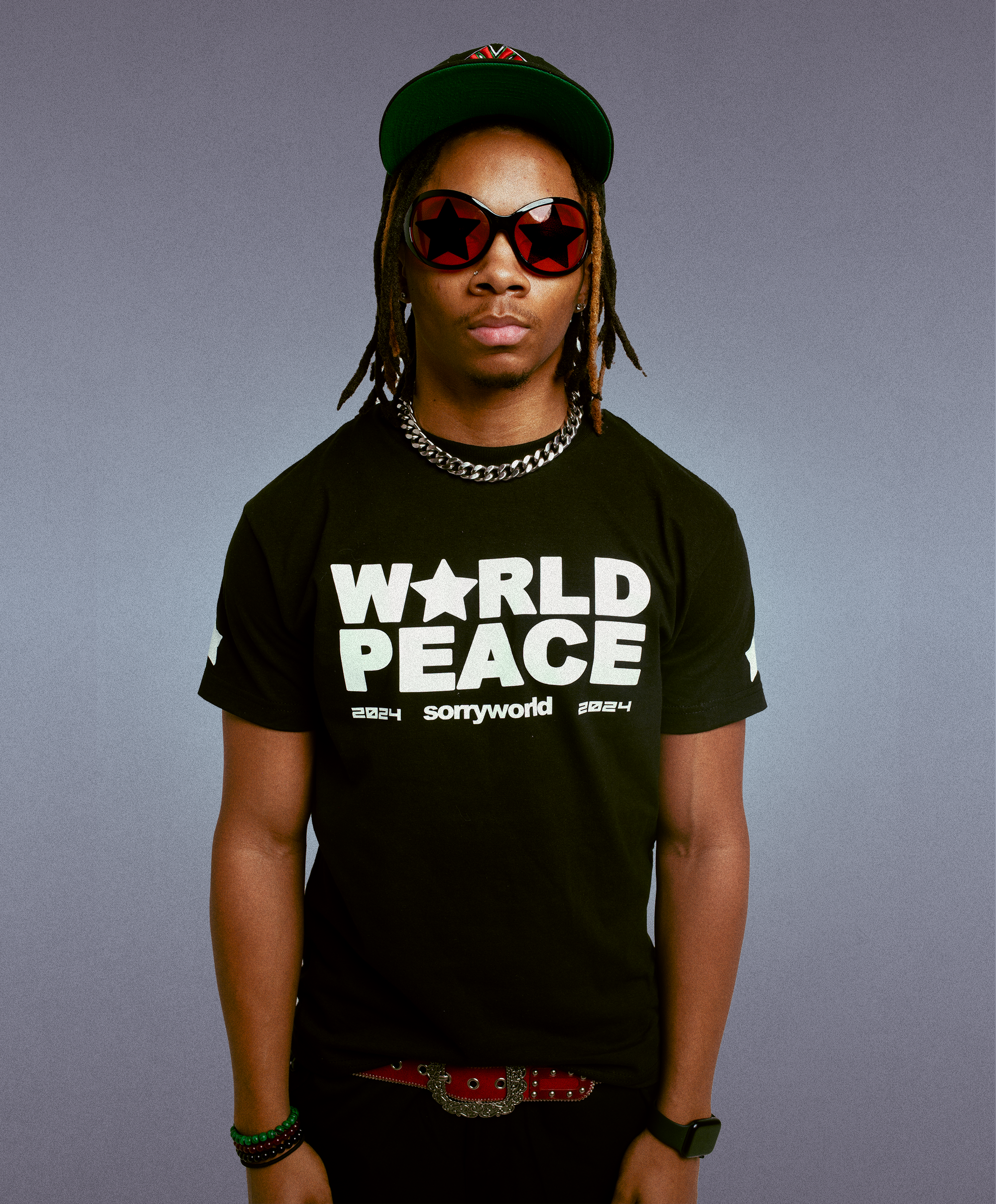 W★RLD PEACE T-SHIRT BLACK